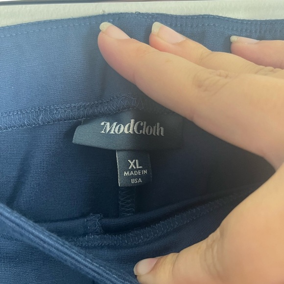 ModCloth blue flare & now pants size xl - Picture 6 of 7
